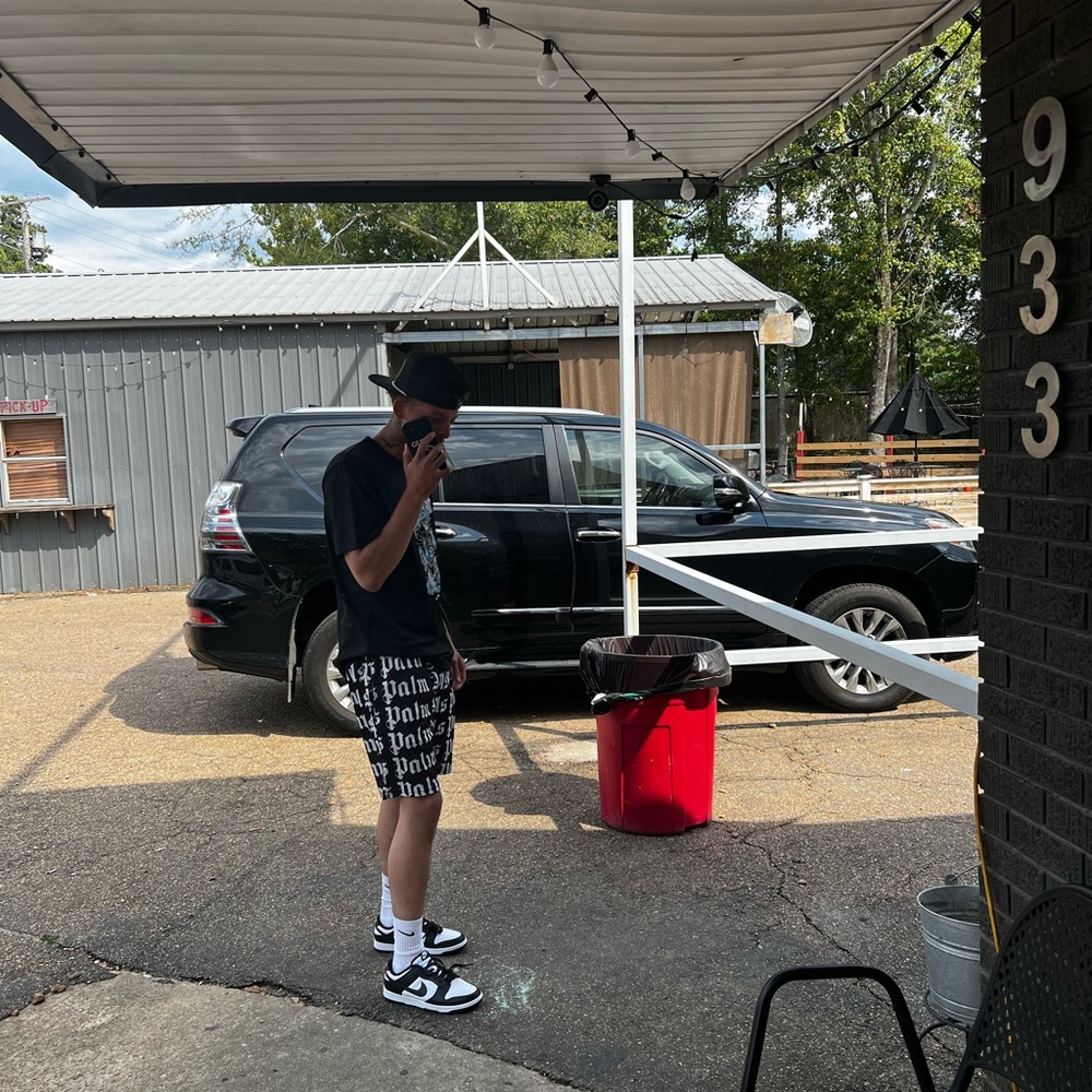 PALM ANGELS Black and white